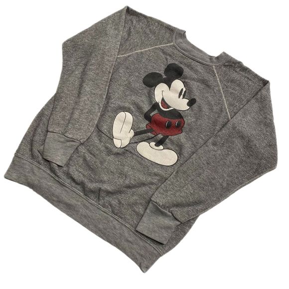 Vintage Other - Vintage 70s Tropix Togs Disney Mickey Mouse Character Sweatshirt L Gray 19x23